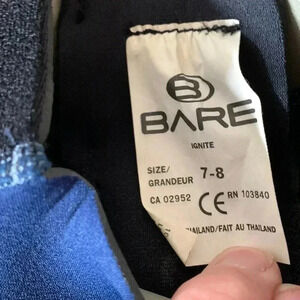 BARE ignite wetsuit, short arms & legs,  excellent used condition